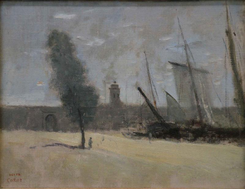 Jean-Baptiste-Camille Corot Dunkerque oil painting image
